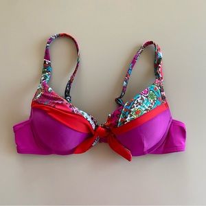 Becca Beach by Rebecca Virtue Bikini Top with beautiful, unique design.